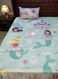 Thumbnail for Mermaid Girl kids Bedsheet