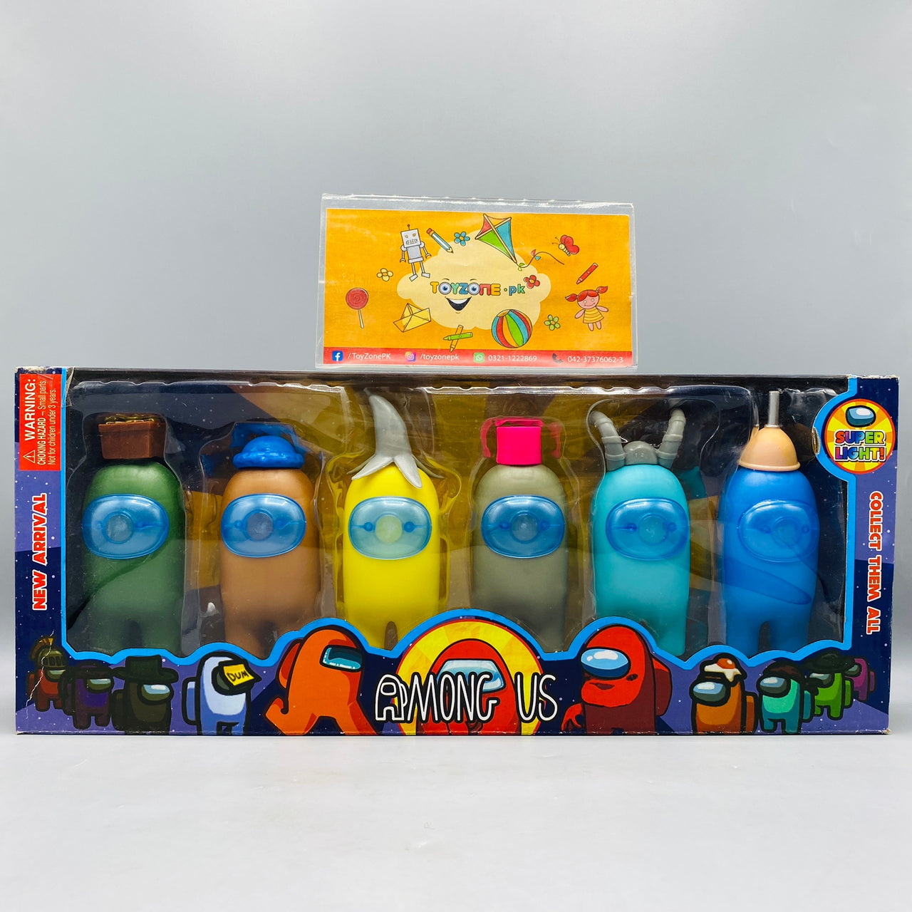 Pack of 6 Different Characters Among Us
