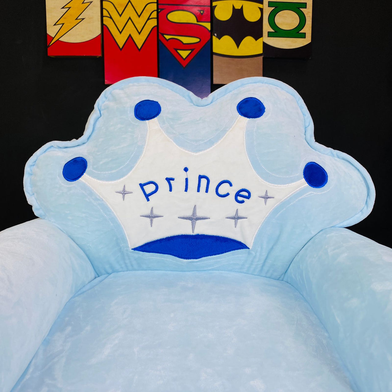 Crown Prince Blue Sofa Seat For Baby