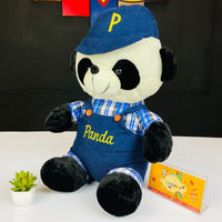 Thumbnail for Cute Panda In Blue & White Shirt For Baby