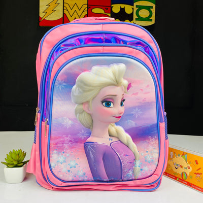 Frozen Girl Printed School Bag For Kids