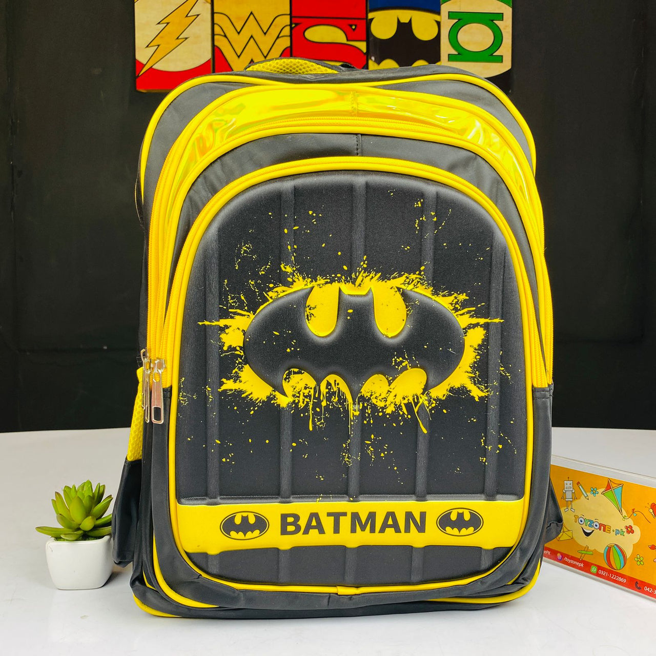 Batman School Bag For Kids ToyZone.Pk