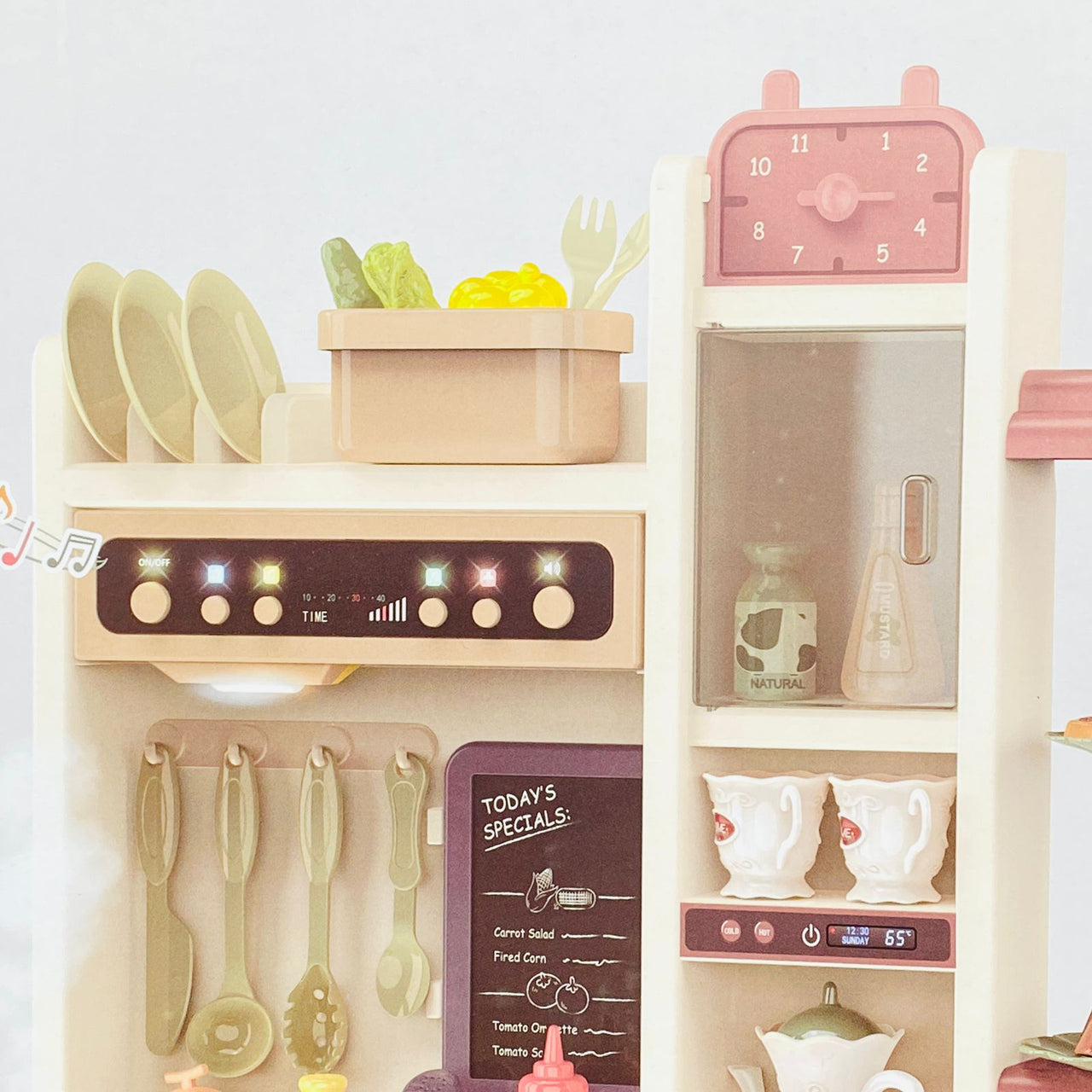 Spraying Mist Kitchen Trolley Set For Kids