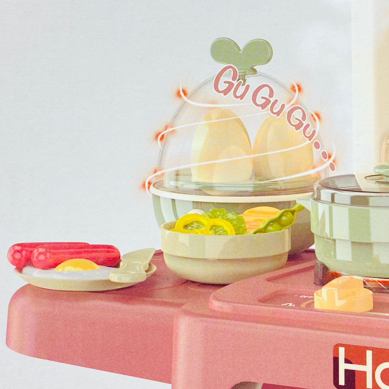 Spraying Mist Kitchen Trolley Set For Kids