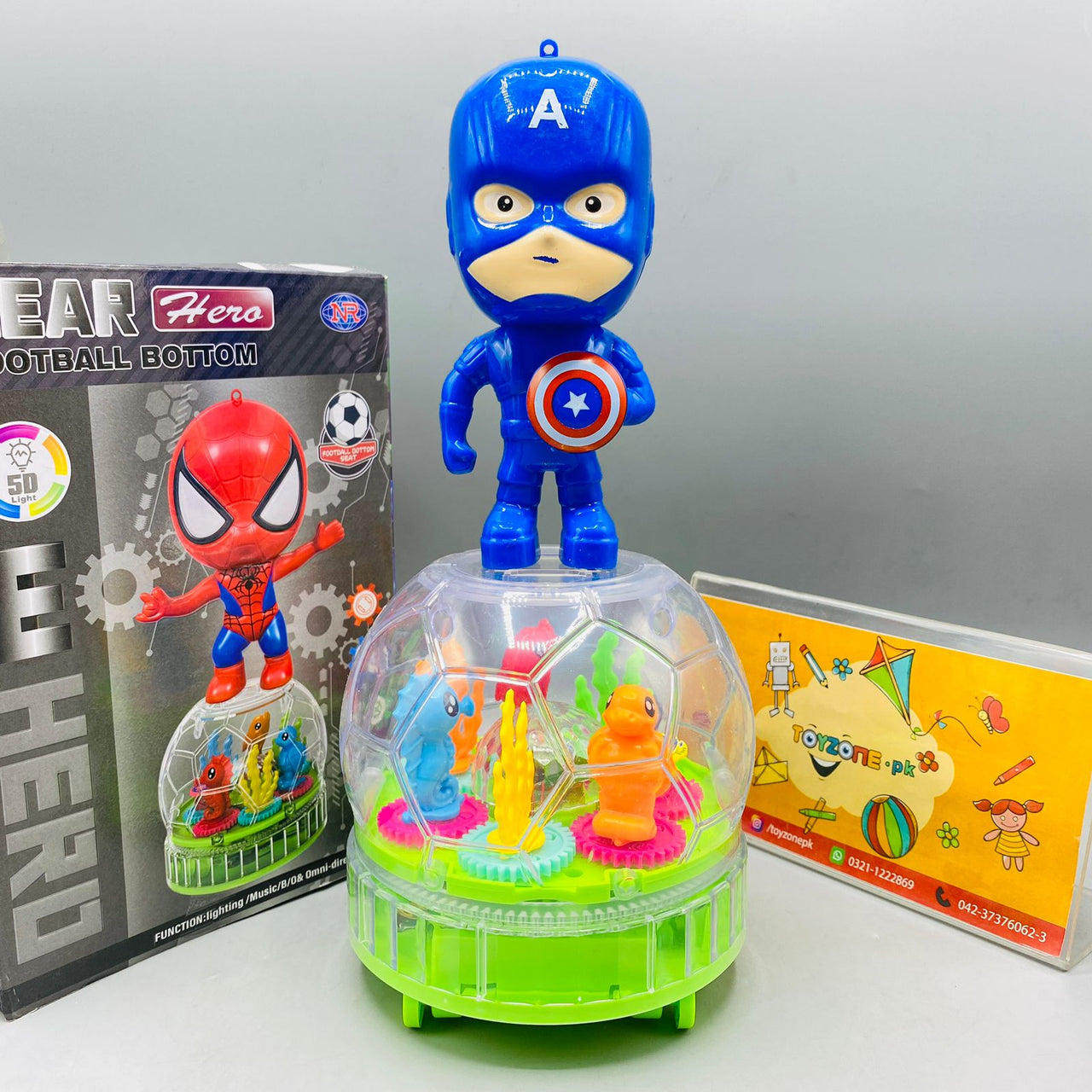 Battery Operated Captain America Gear Toy