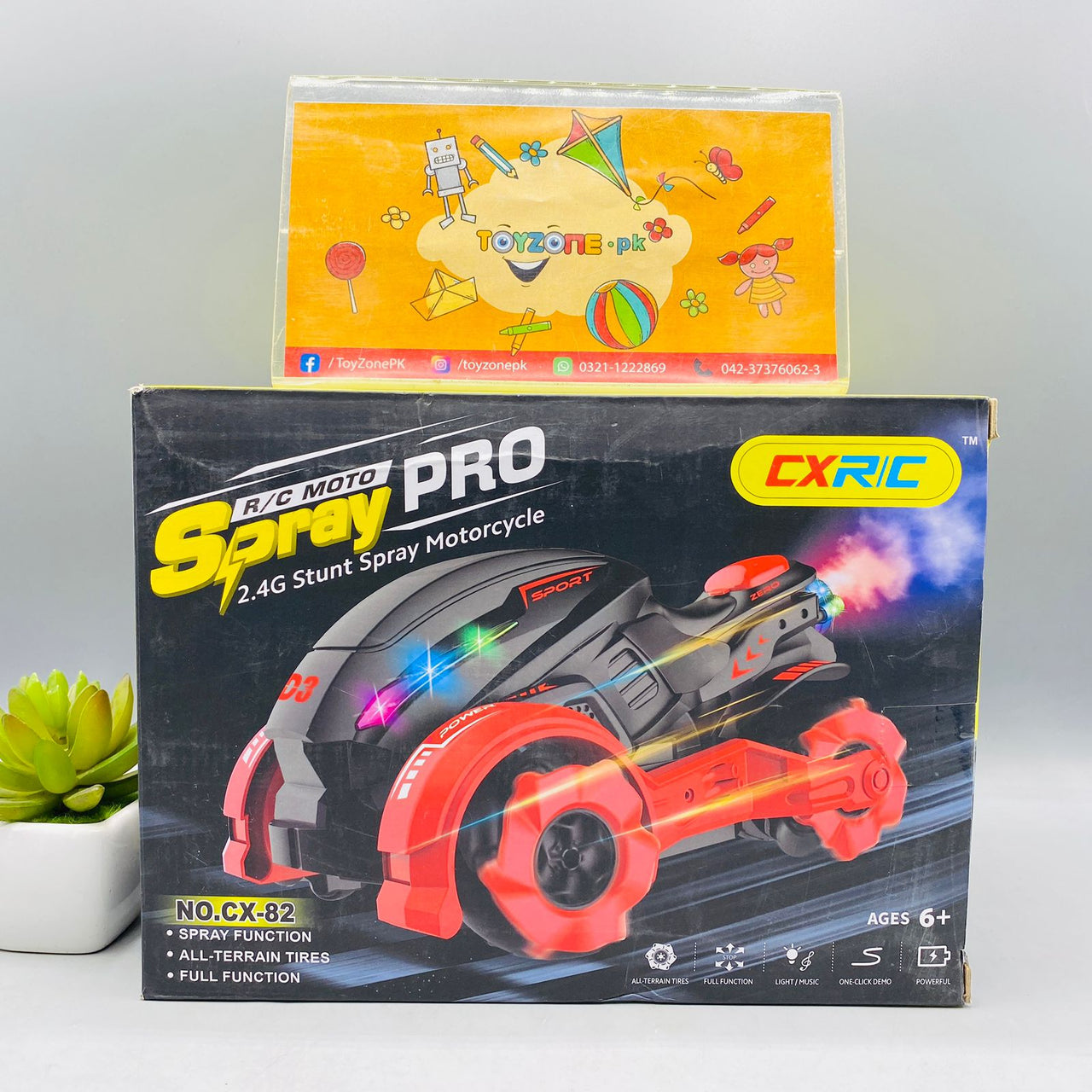 Remote Control Car 2.4 GHz With Spray Function