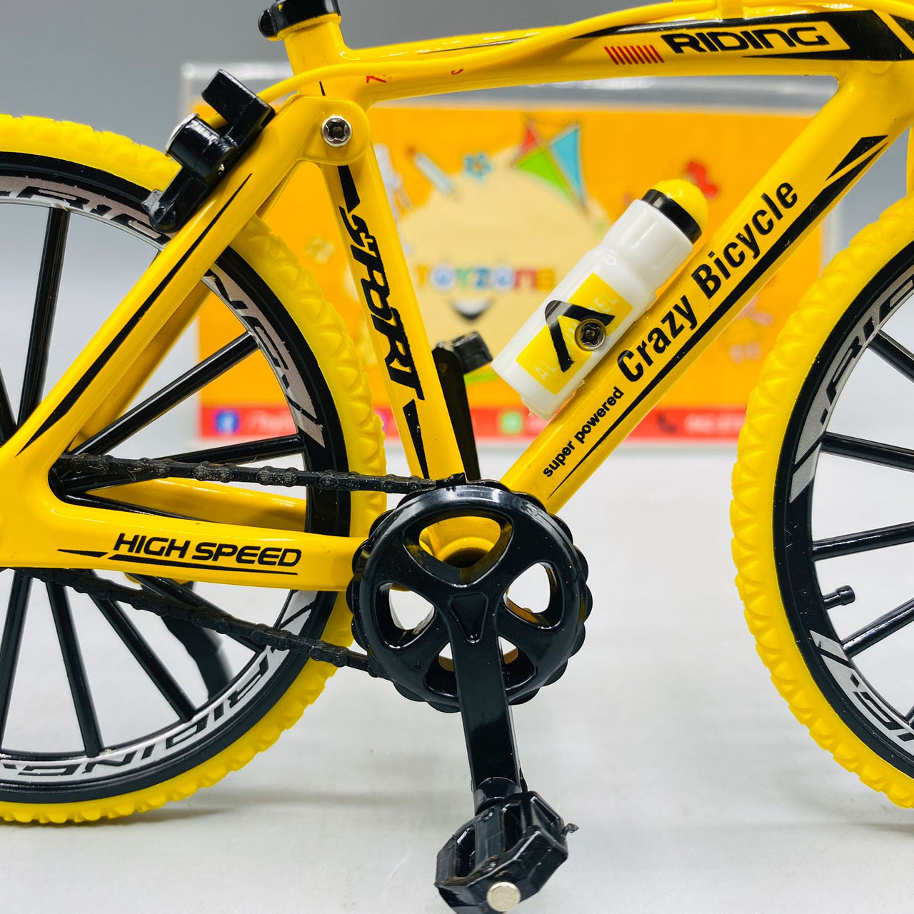 Mini Die-cast Mountain Bicycle Toy - Main Image