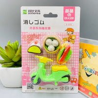 Thumbnail for Vespa Scoter Eraser With Food Pack Of 4 Pieces