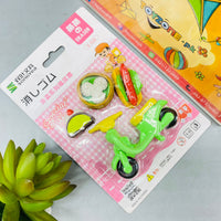 Thumbnail for Vespa Scoter Eraser With Food Pack Of 4 Pieces