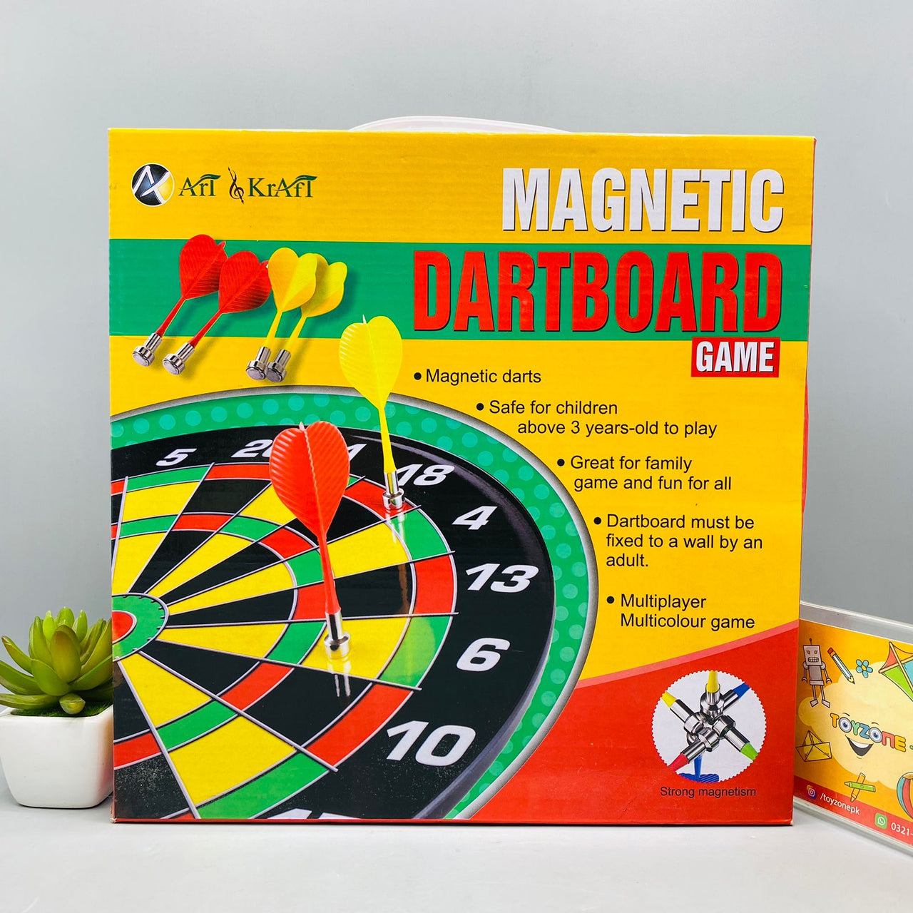 Magnetic Dart Board Game
