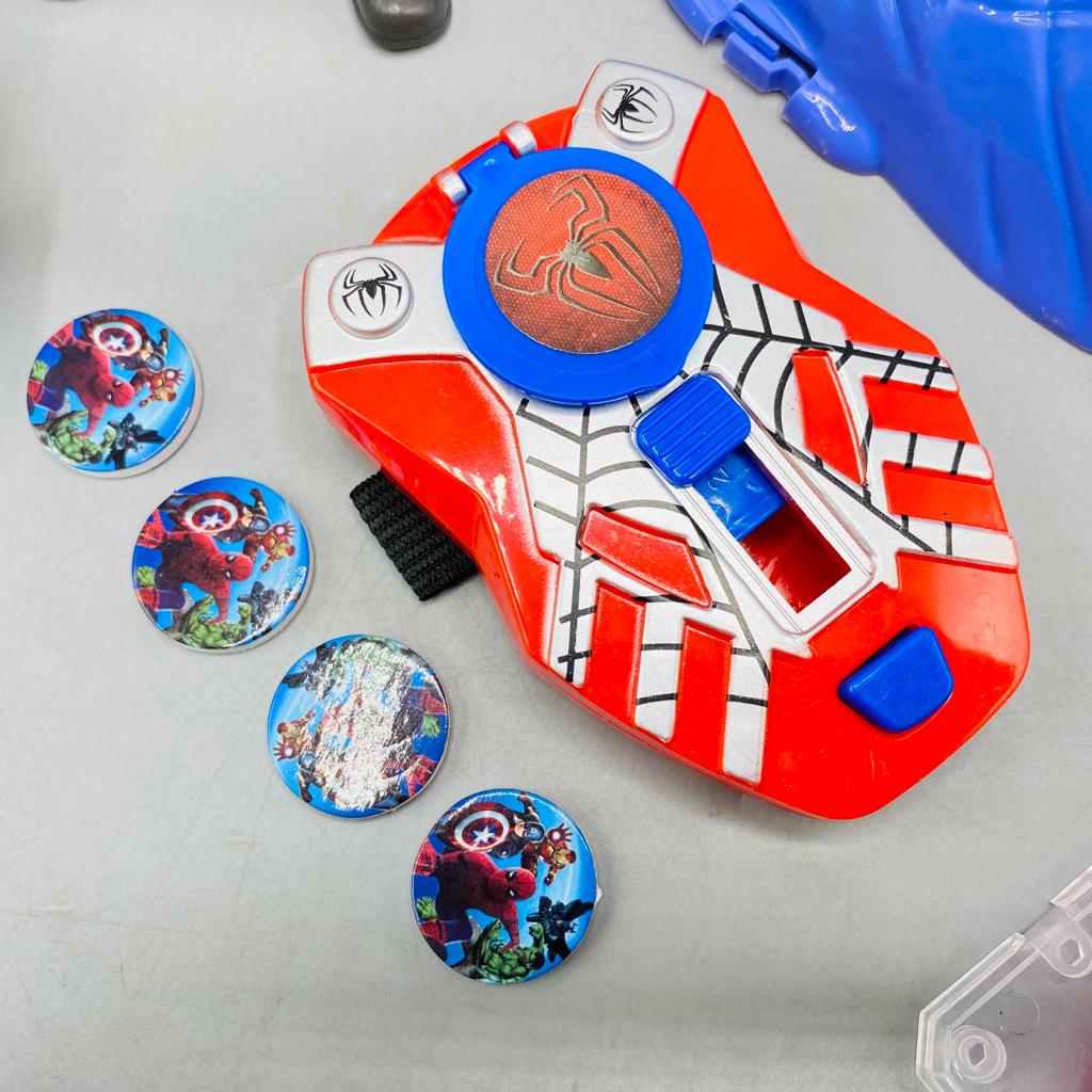Disk Shooter With Thanos Figure and Light Mask
