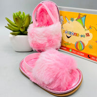 Thumbnail for Comfortable Furr Baby Sandals in Pink Color