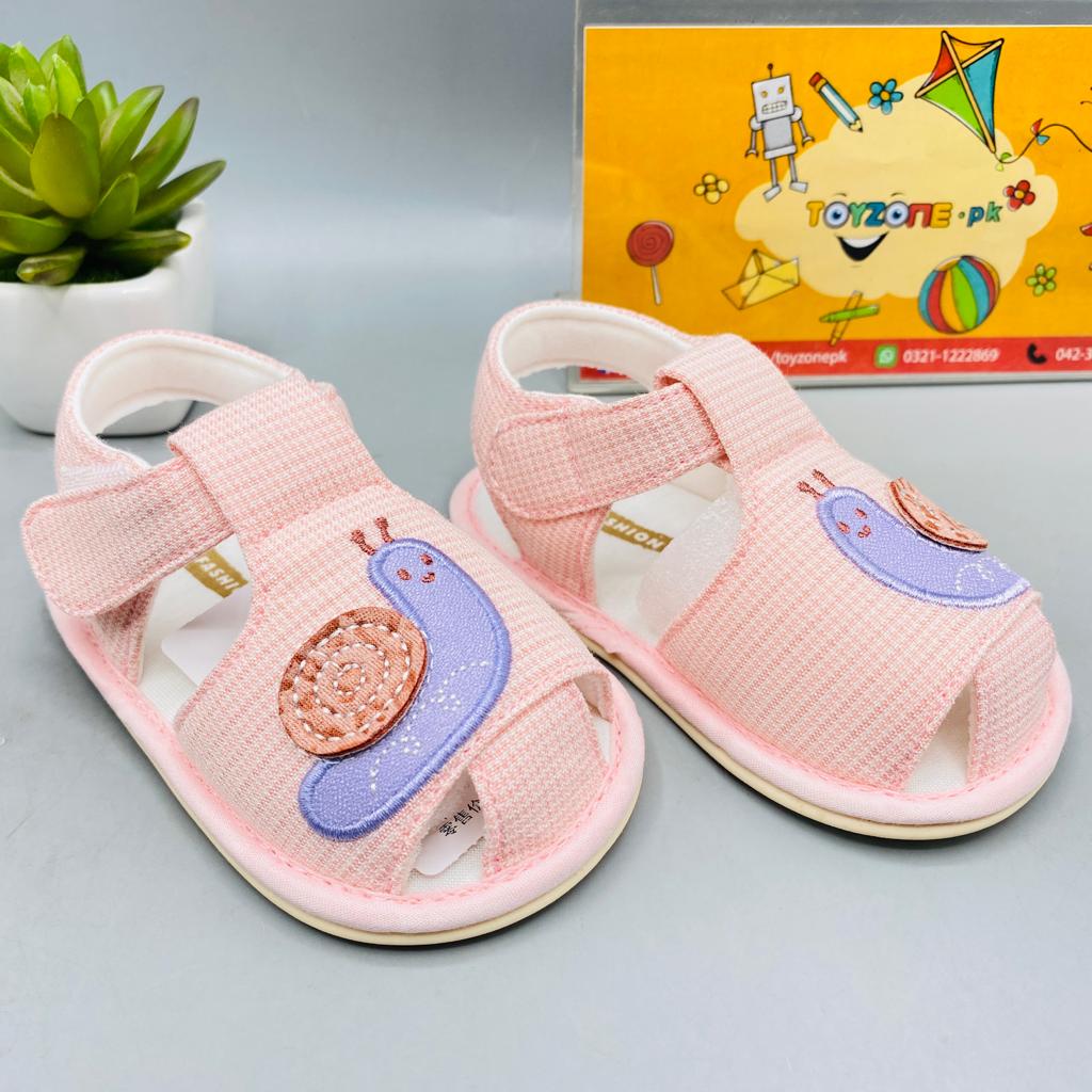Breathable Baby Sandals in Snail Character