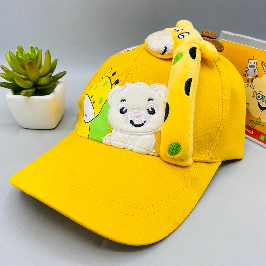Baby Cap In Giraffe Character