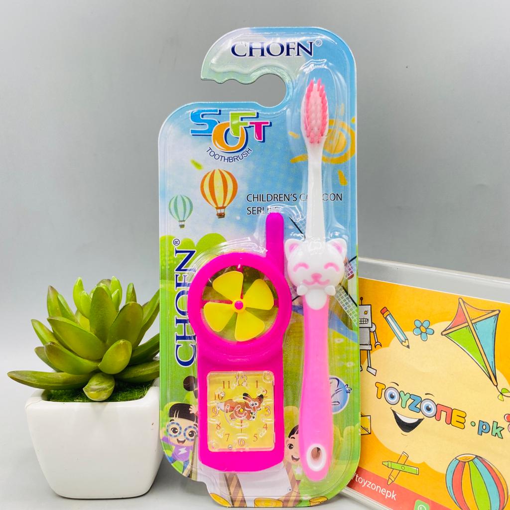 Children Soft Toothbrush With Toy
