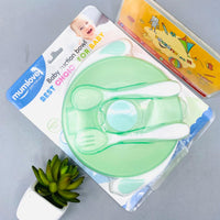 Thumbnail for Baby Suction Bowl With Spoon And Fork