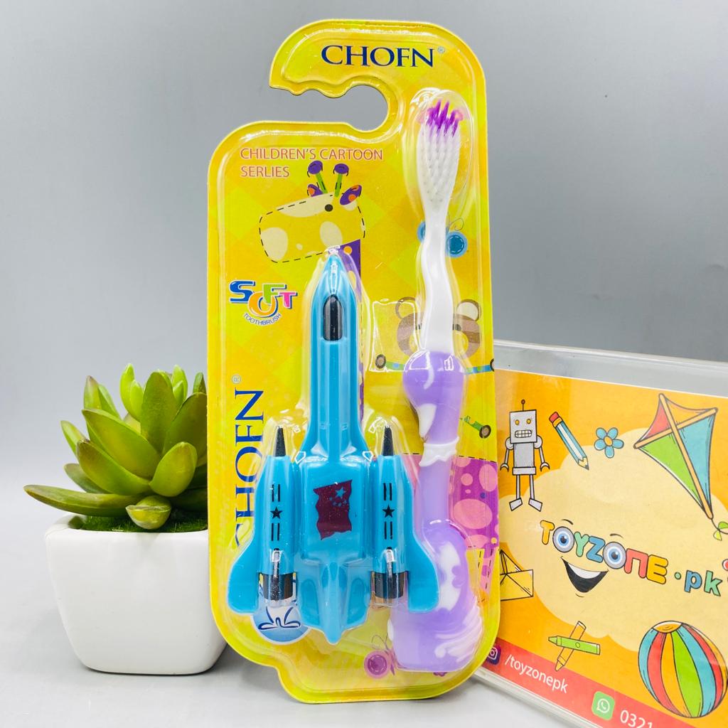 Baby Toothbrush With Airplane Toys