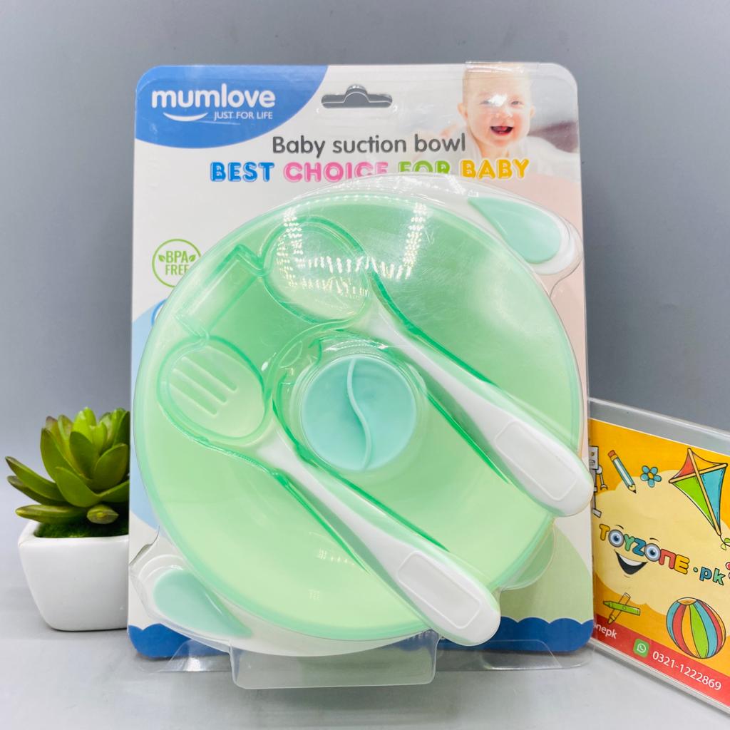 Baby Suction Bowl With Spoon And Fork