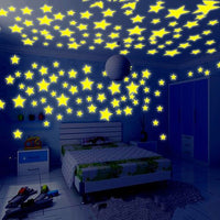 Thumbnail for 3D Stars Luminous Fluorescent Wall Stickers