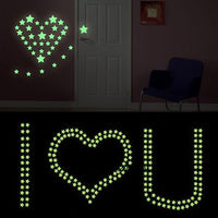 Thumbnail for 3D Stars Luminous Fluorescent Wall Stickers