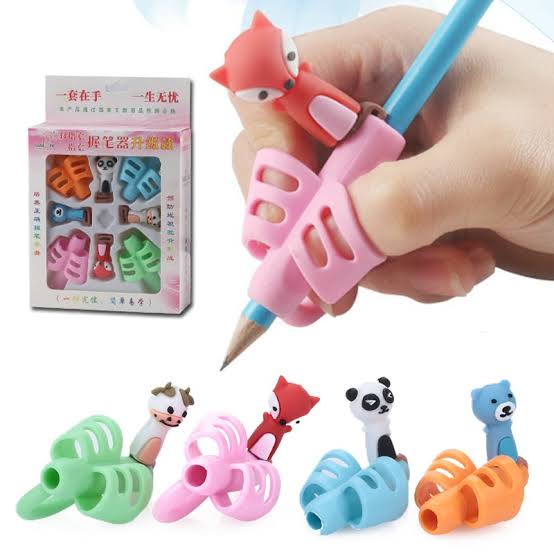 Two-Finger Silicone Pencil Holder