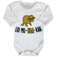 White Eid-Mu-Baa-Rak Romper