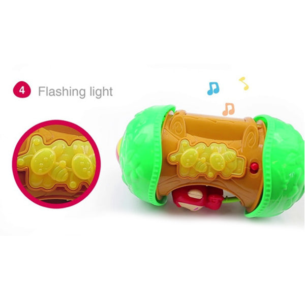 winfun cheeky monkey activity roller musical toy for baby