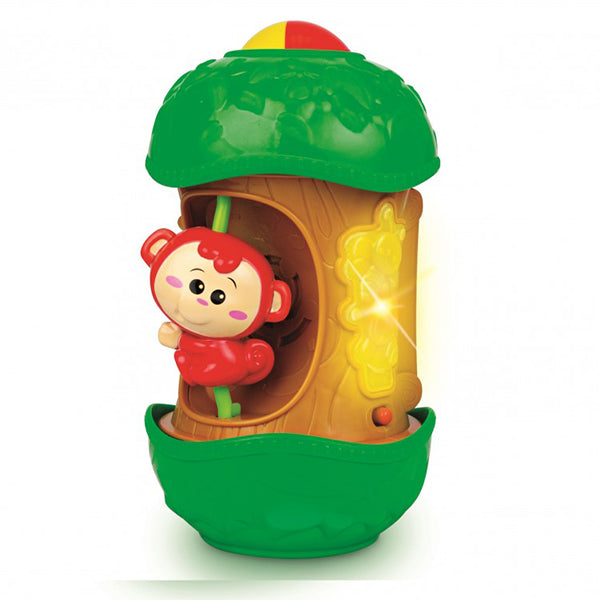 winfun cheeky monkey activity roller musical toy for baby