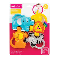 Thumbnail for winfun rattle puzzle 4in 1 jungle animals