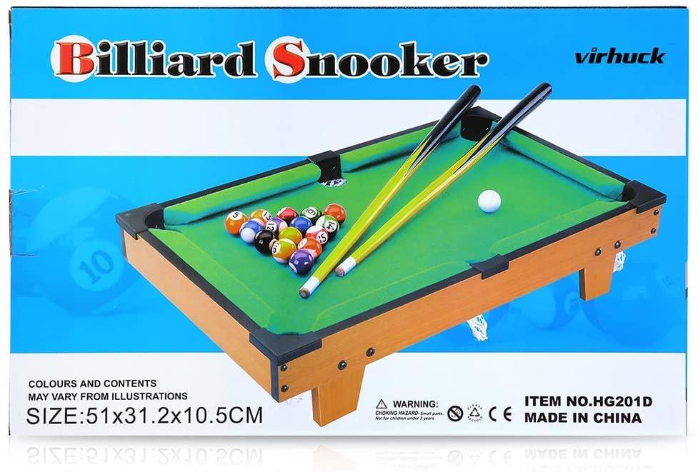 wooden billiard snooker game mini table set
