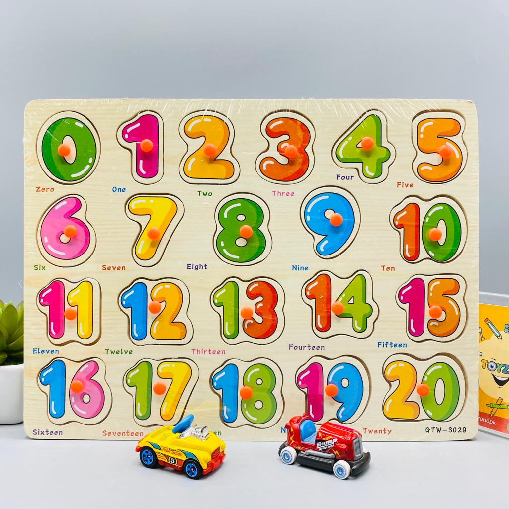 Wooden Pin Numbering Board