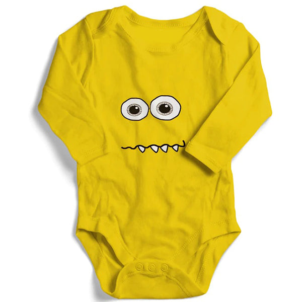 yellow monster romper