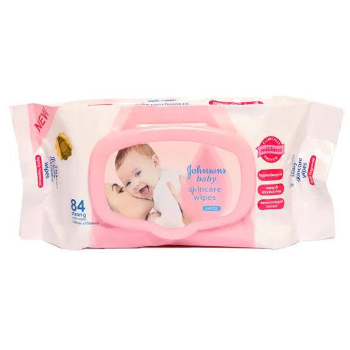 Jhonson's Baby Wipes Extra Sensitive 84 Pieces