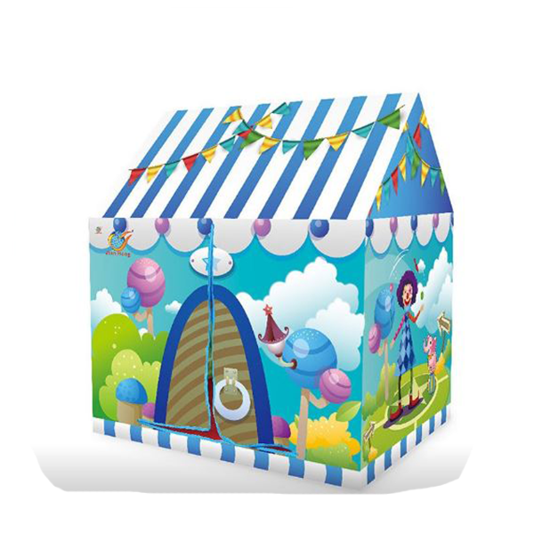 kids play tent house circus game