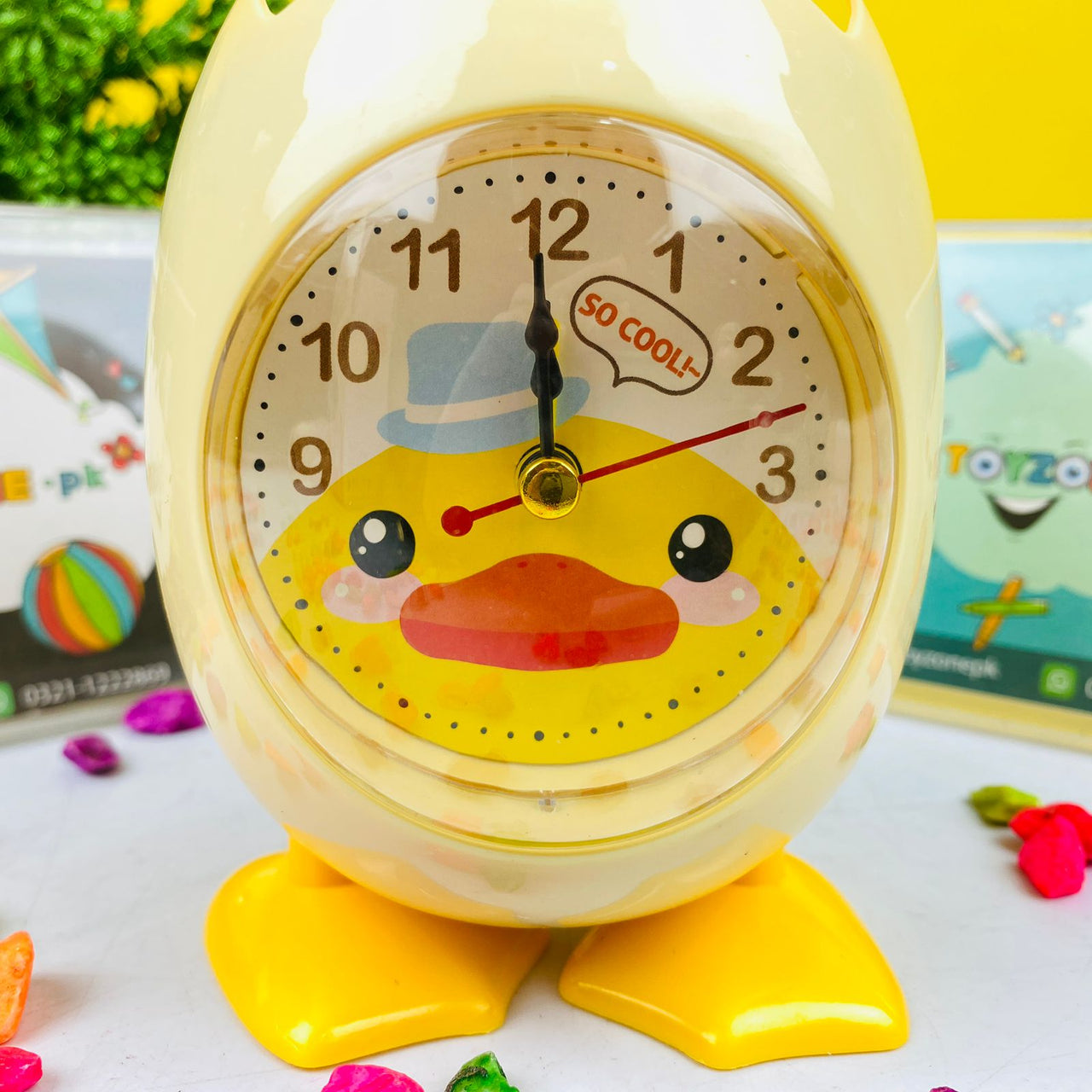 duck shaped table alarm clock