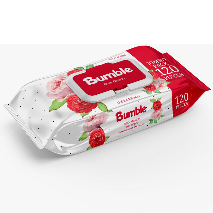 Bumble Rose Dream Baby Wipe Extra Sensitive 120 Pieces