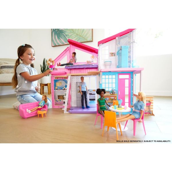 mattel barbie malibu house playset