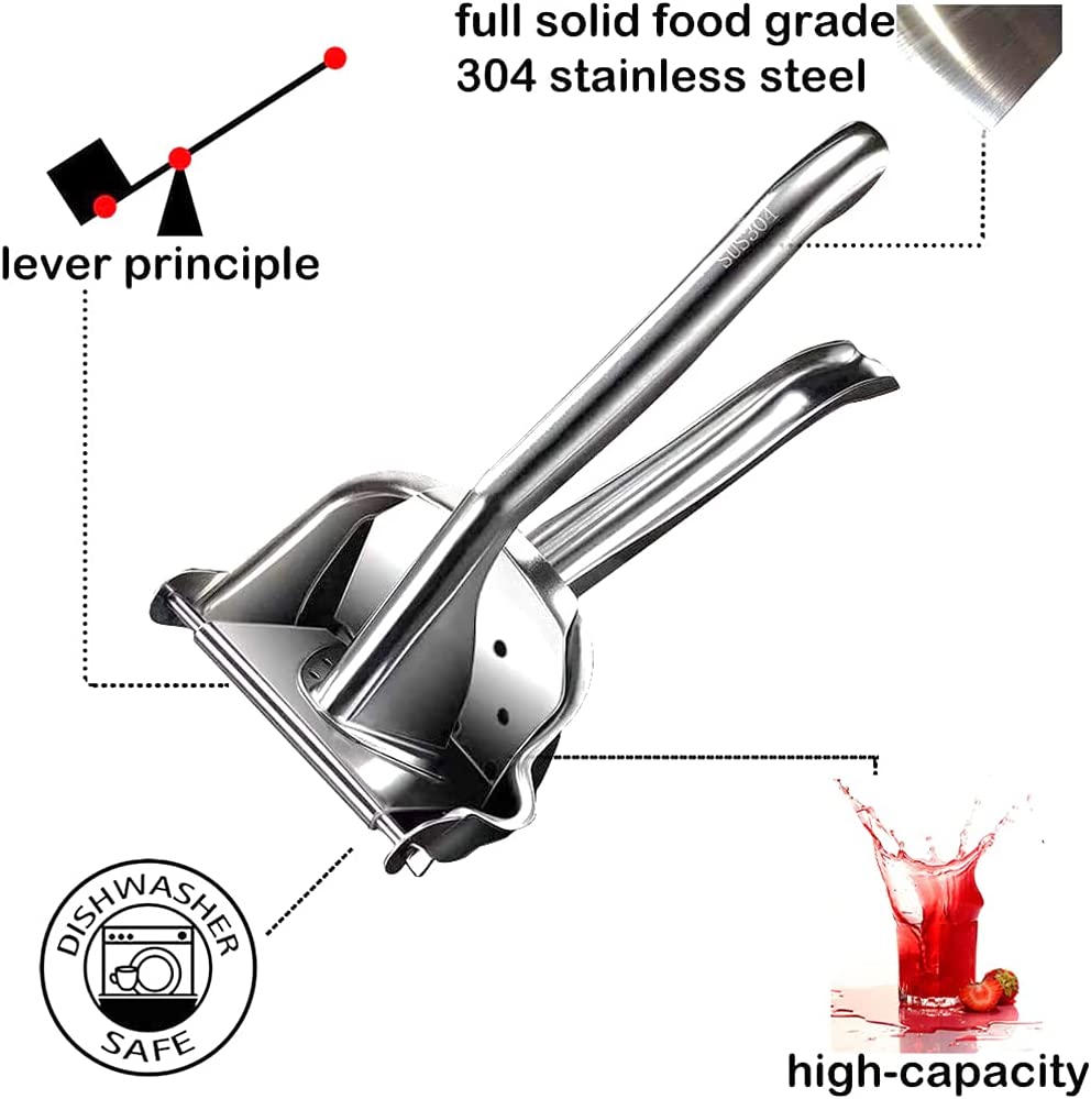 Hand Press Metal Juicer Machine,