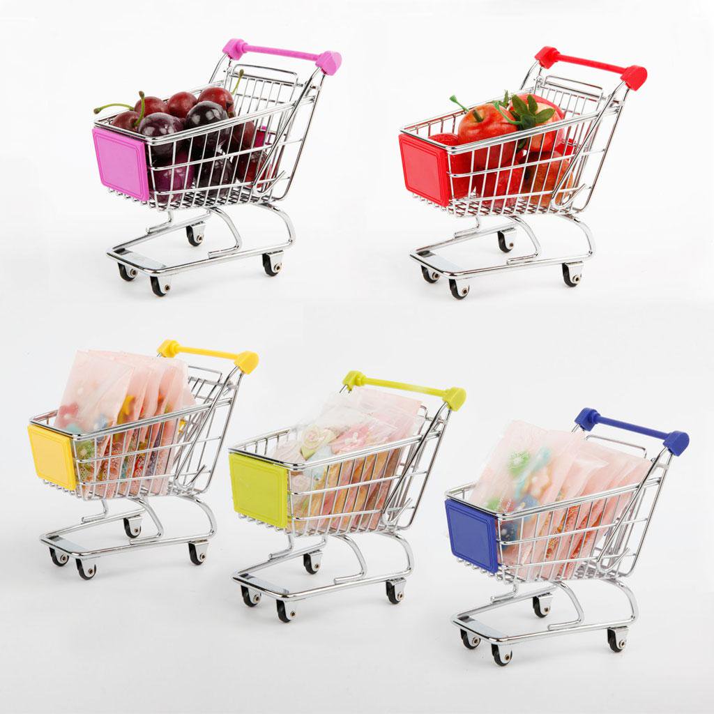 Mini Supermarket Shopping Cart Trolley 1:48 Scale