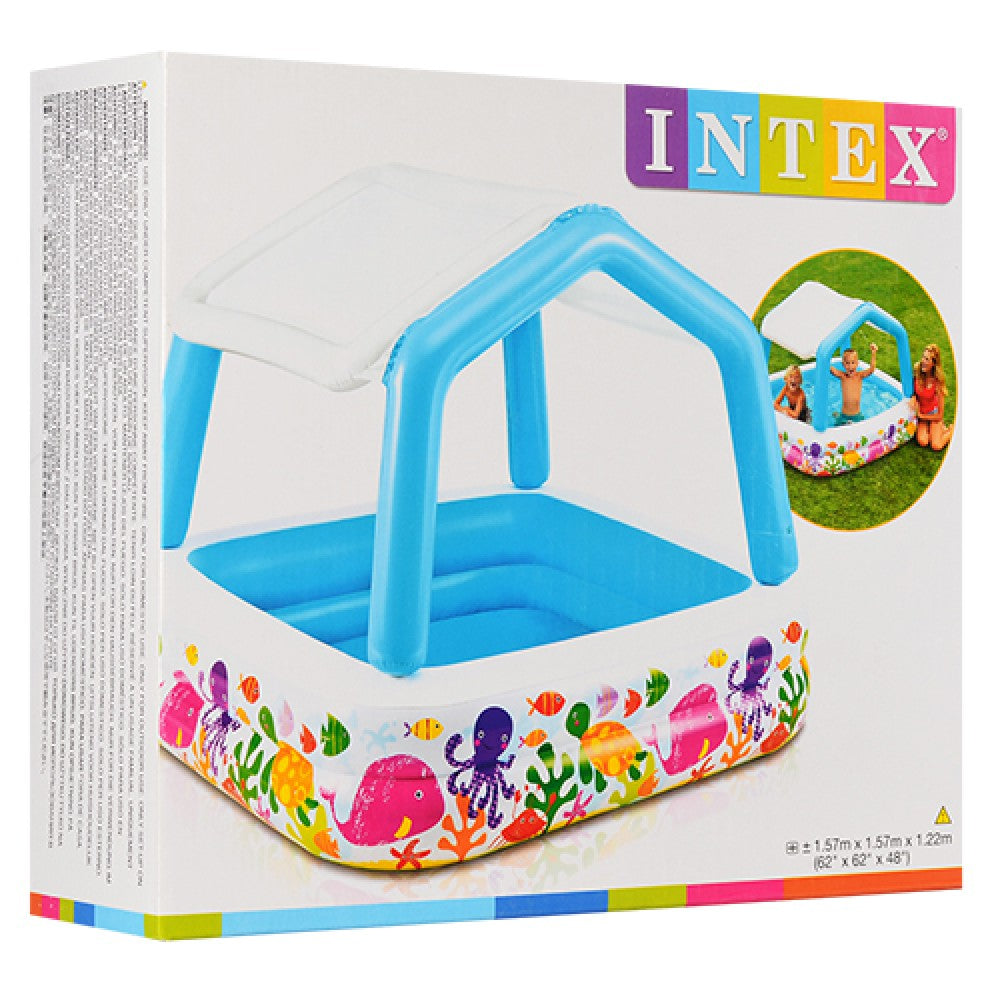 Intex  Sun Shade Inflatable Pool For Kids