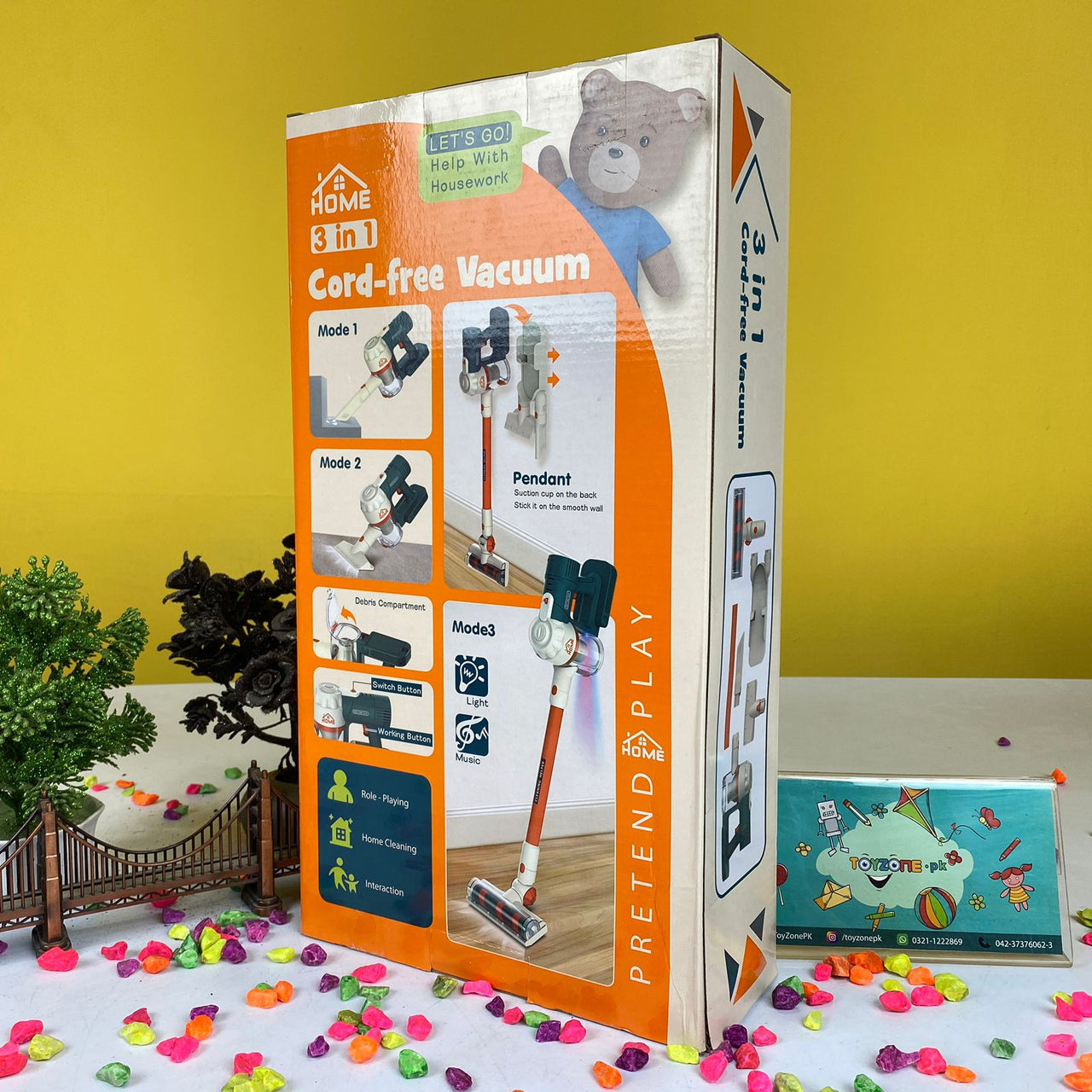 3 in 1 Pretend Vacuum Cleaner