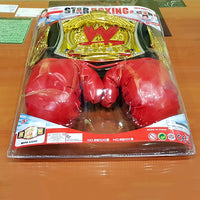 Thumbnail for wwe belt with boxing gloves