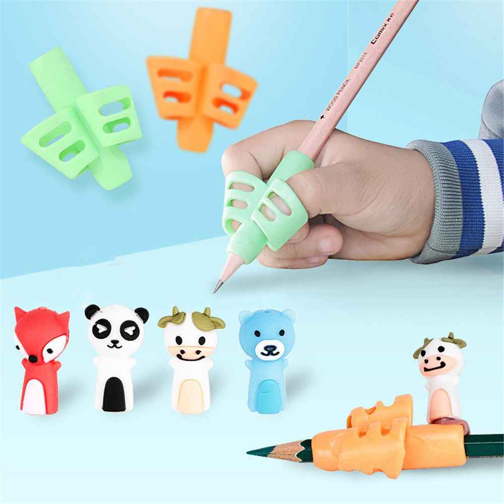 Two-Finger Silicone Pencil Holder