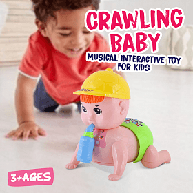 newborn crawling baby b o