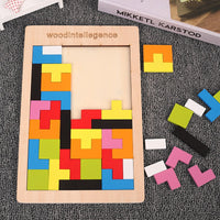 Thumbnail for Colorful Wooden Tangram Puzzle