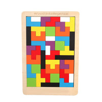 Thumbnail for Colorful Wooden Tangram Puzzle