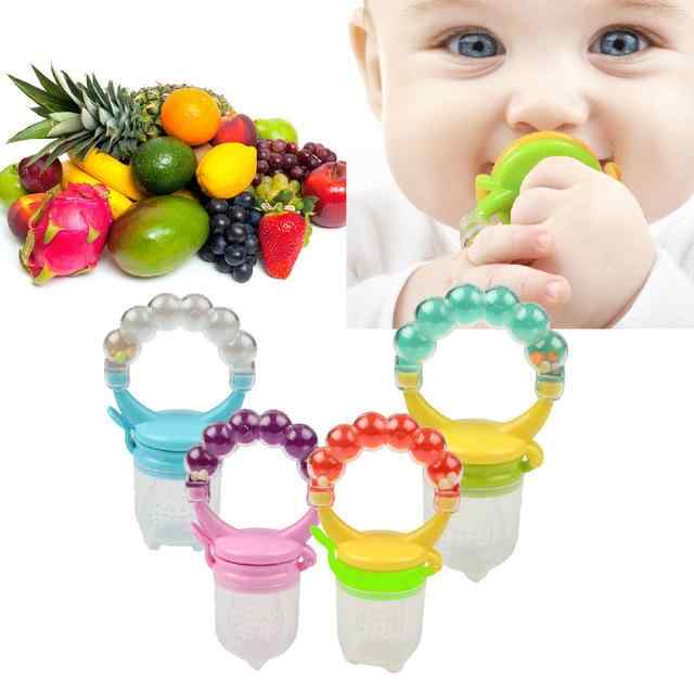 Baby Fruit And Vegetable Pacifier With Rattle
