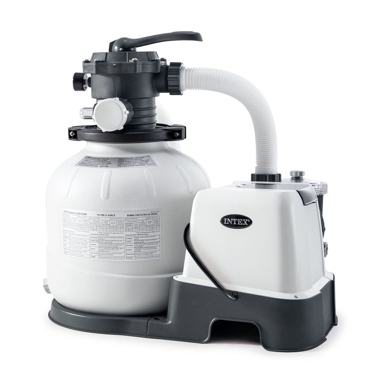Intex Krystal Clear Sand Filter Pump (4500 LPH / 1200 GPH) 220