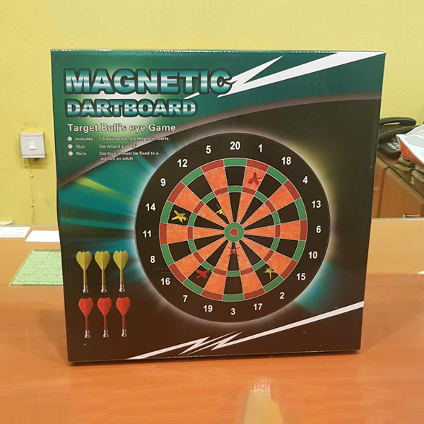 magnetic dart board game