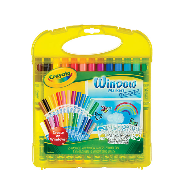 crayola window marker and stencil set
